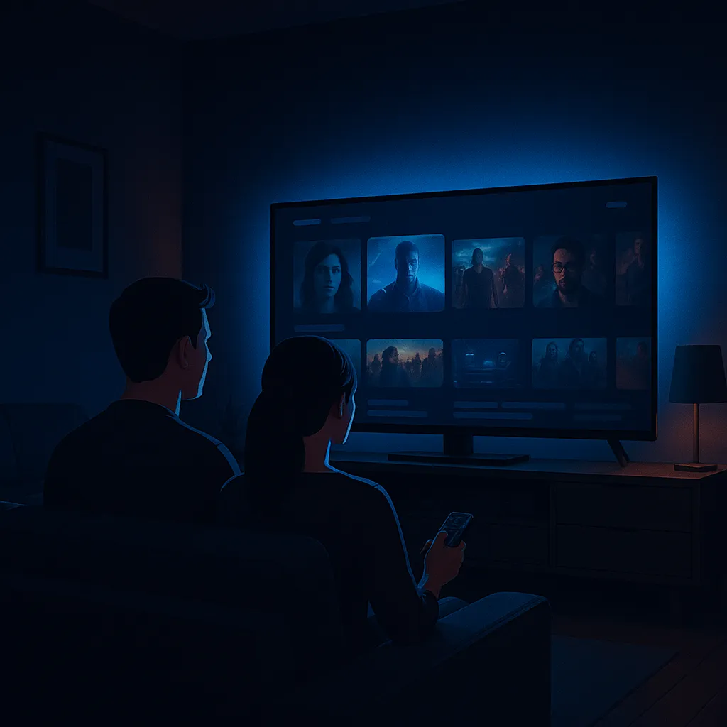 Visão geral das categorias disponíveis no teste IPTV da TodosFolhetos